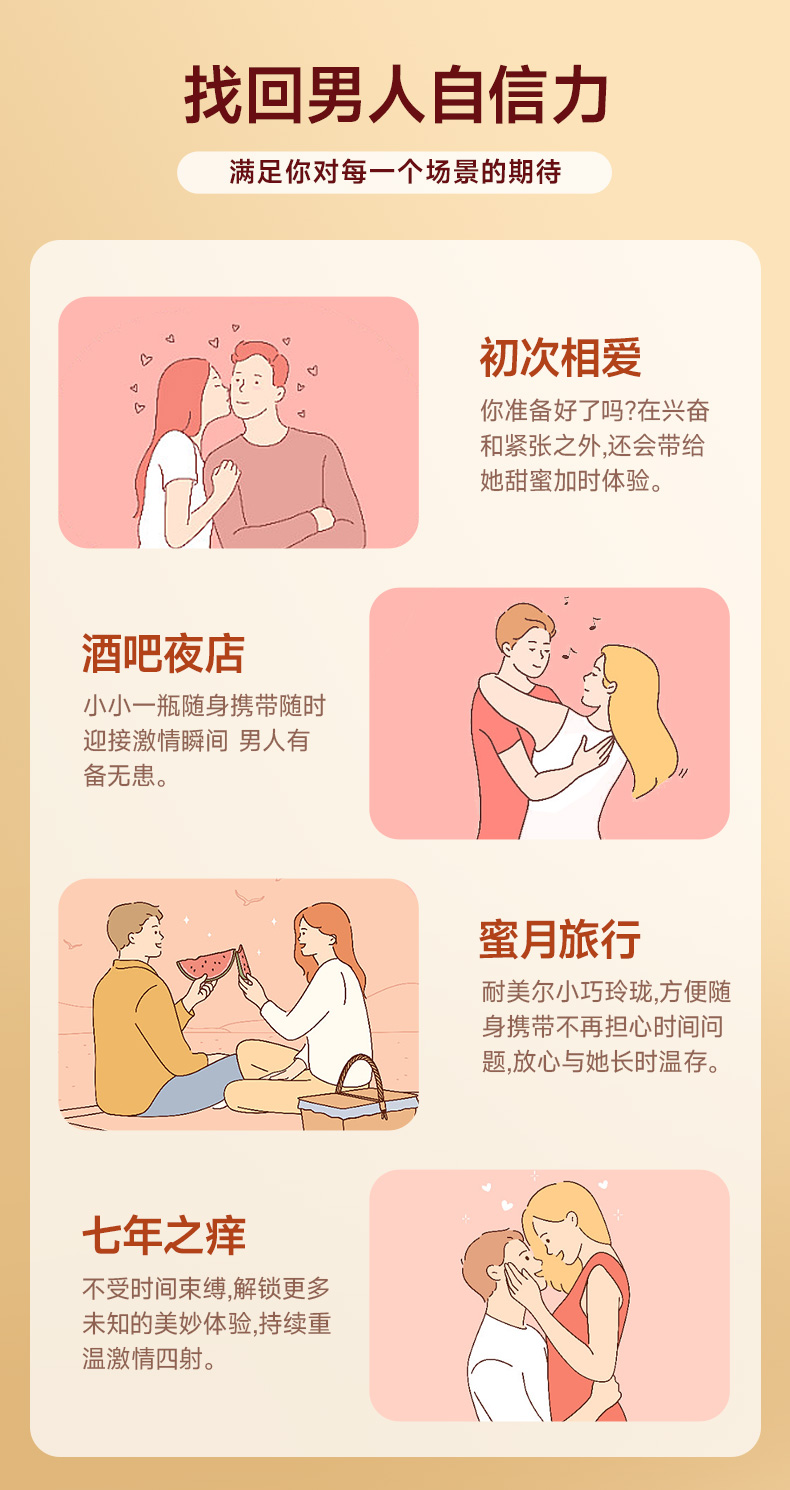 耐美尔第三代男用延时喷剂金典版