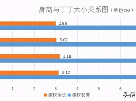 身高和丁丁的长度有关系吗？附相关数据