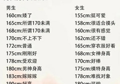 女生个子低于多少算矮