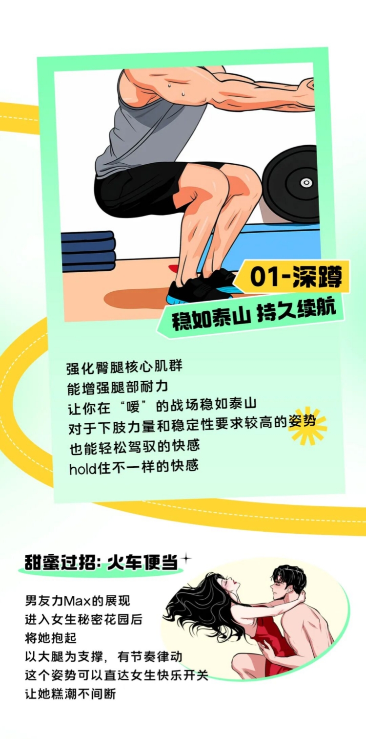 这5个运动，解锁男女爱爱的不同姿势