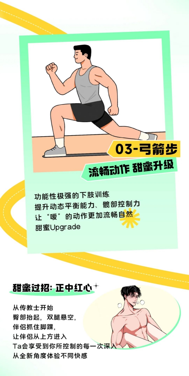 这5个运动，解锁男女爱爱的不同姿势