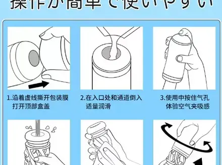介绍飞机杯使用方法，飞机杯使用步骤图解分享